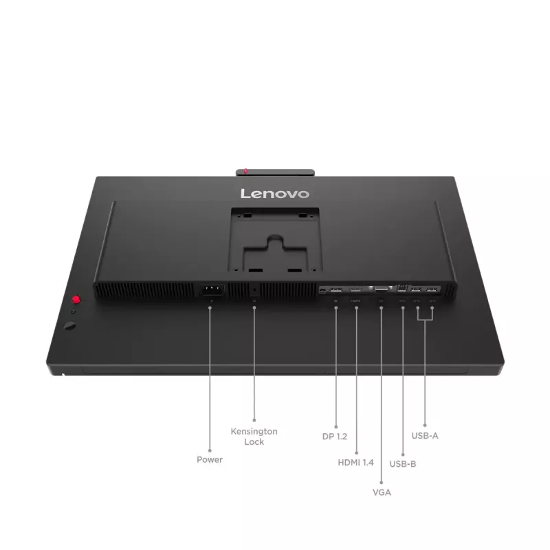 Monitor Lenovo ThinkVision T27QD-4v 27 tolli (68,6 cm) Quad HD 2560×1440 IPS LCD, 6 ms, 350 cd/m², USB-hub, kõlarid, VESA, kõrguse reguleerimine