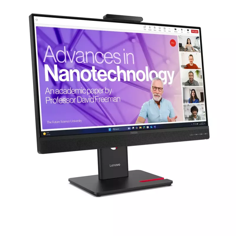 Monitor Lenovo ThinkVision T27QD-4v 27 tolli (68,6 cm) Quad HD 2560×1440 IPS LCD, 6 ms, 350 cd/m², USB-hub, kõlarid, VESA, kõrguse reguleerimine