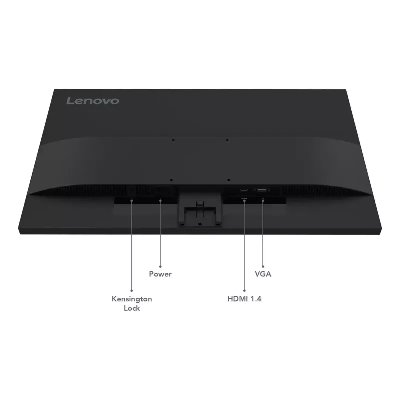 27-tolline Lenovo ThinkVision S27-4e monitor, 1920×1080 Full HD, IPS, 6 ms, 300 cd/m², VESA, must