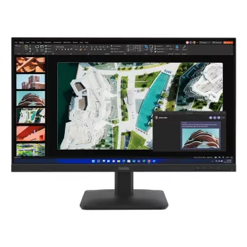 27-tolline Lenovo ThinkVision S27-4e monitor, 1920×1080 Full HD, IPS, 6 ms, 300 cd/m², VESA, must