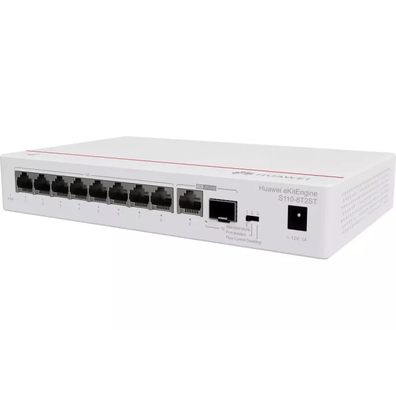 Huawei S110-8T2ST Gigabit kommutaator, 8x GE + 1x SFP