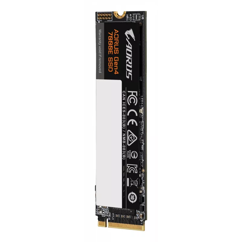 Sisemine M.2 NVMe SSD GIGABYTE AORUS Gen4 7000E 1 TB — 7100 MB/s lugemine, 6100 MB/s kirjutamine, M.2 2280