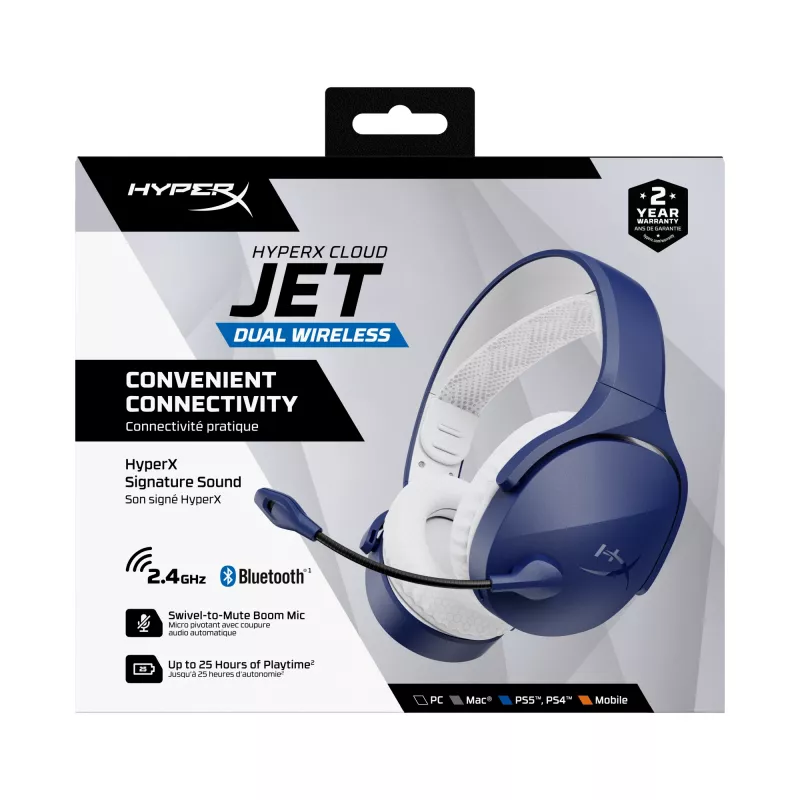HyperX Cloud Jet - Wireless Gaming Headset (Light Blue)