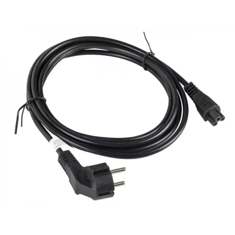 Toitekaabel Lanberg CA-C5CA-11CC-003-BK 3m C5 ühenduspesa CEE7/7