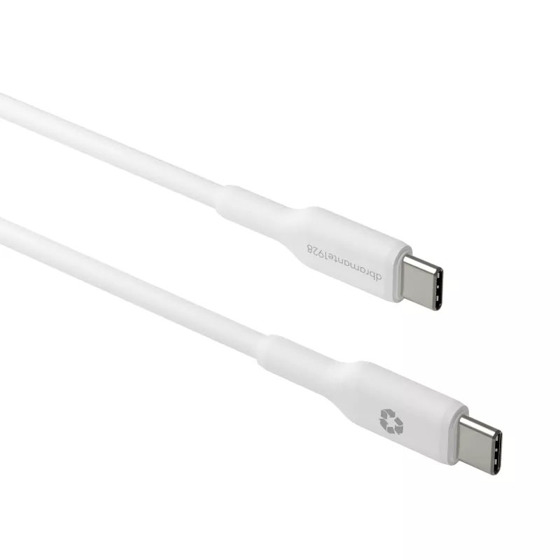 USB-C-USB-C kaabel d bramante Bulk 2 m, valge