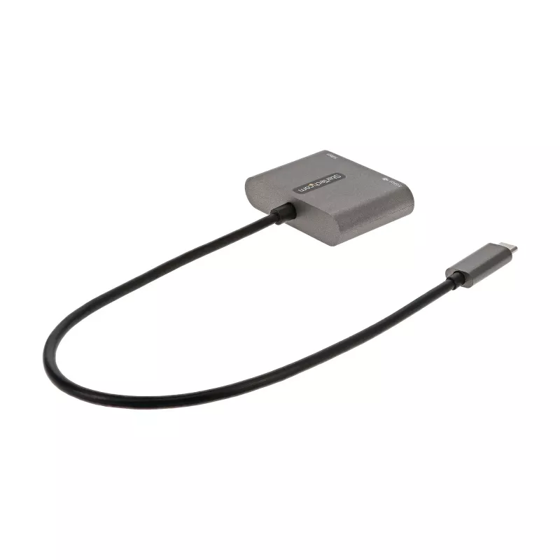 StarTech.com USB-C Multiport Adapter, USB-C HDMI 4K video, 100W PD läbivool, USB 3.0 jaotur 5Gbps (1xType-C/1xA), USB-C mini dokk, USB-C reisidokk, kaasaskantav sülearvuti dokkimisjaam