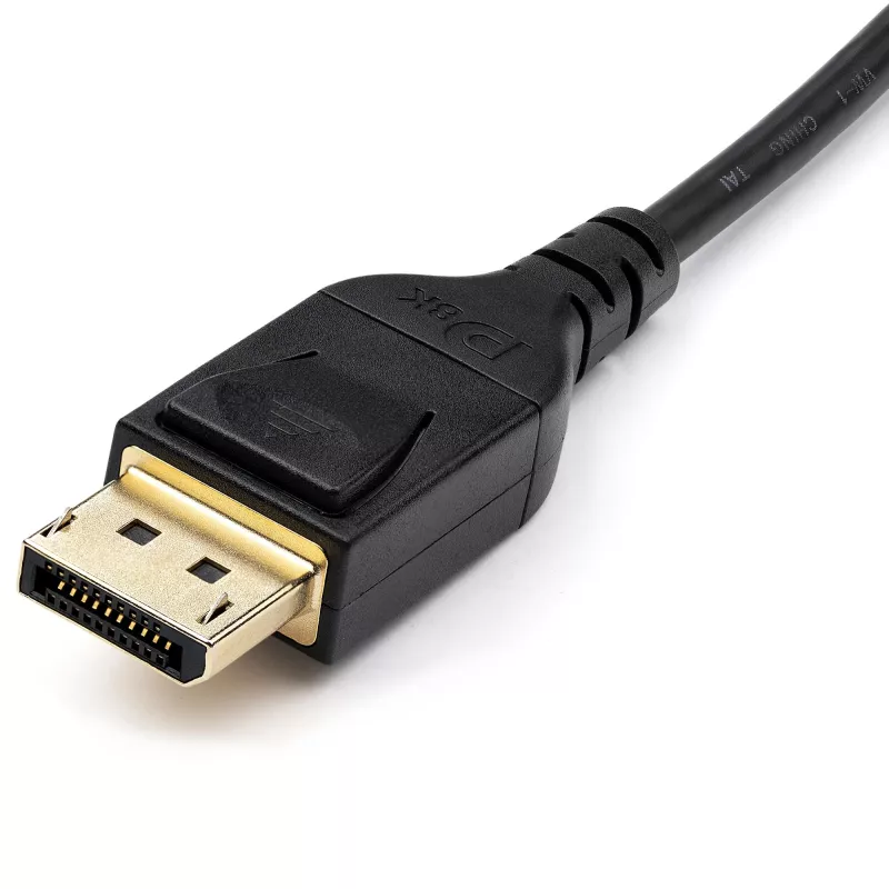 StarTech.com 6 ft (2 m) VESA-sertifitseeritud Mini DisplayPort–DisplayPort 1.4 kaabel – 8K 60 Hz HBR3 HDR – Super UHD mDP–DP 1.4 juhe – õhuke (34 AWG) Ultra HD 4K 120 Hz – monitori/videokaabel
