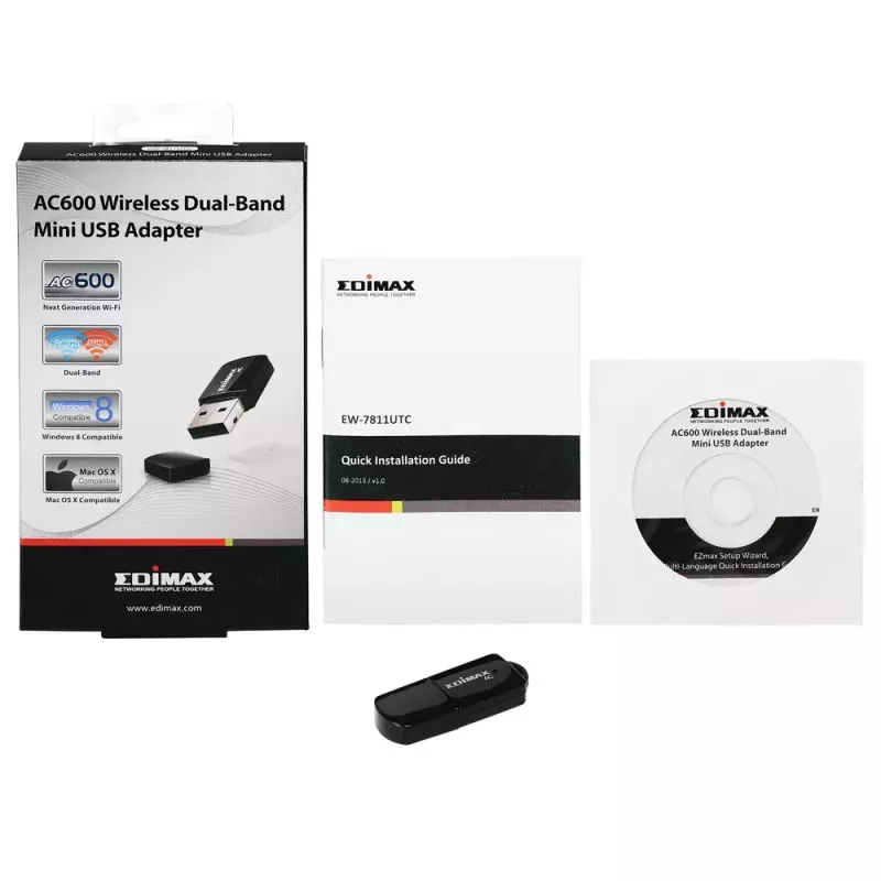 Wireless Adapter Edimax AC600 EW-7811UTC