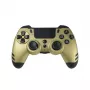 Mängupult Lexip Metaltech Wireless kontroller Gold — PC, PS4, raadiosageduslik juhtmevaba, Micro-USB, sisseehitatud LiPo aku