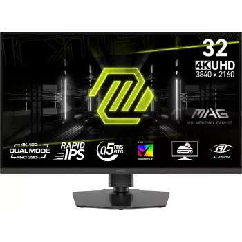 MSI MAG 322URDF E16 arvutimonitor 80 cm (31,5 tolli) 3840 x 2160 pikslit 4K Ultra HD must
