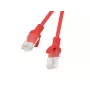 Võrgukaabel Lanberg PCU6-10CC-0050-R RJ-45 Cat6 0,5 m Punane