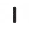 Pikendusjuhe Lanberg PS0-05F-0150-BK 1,5 m 5 vahelduvvoolupistikut Siseruumidesse Must