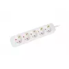 Pikendusjuhe Lanberg PS0-05F-0300-W 3m 5 vahelduvvoolu pistikupesa siseruumides valge