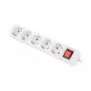 Pikendusjuhe Lanberg PS1-05F-0150-W 1.5 m 5 vahelduvvoolu pistikupesa Siseruumidesse Valge