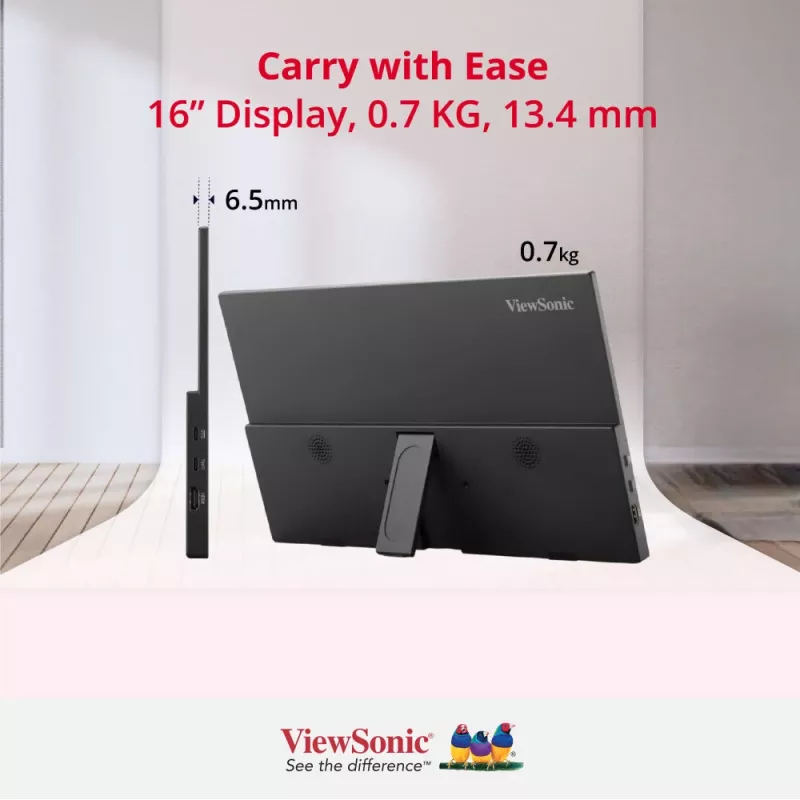 Viewsonic VA1650 arvutimonitor 40,6 cm (16 tolli) 1920 x 1080 pikslit Full HD LED must