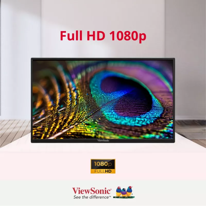 Viewsonic VA1650 arvutimonitor 40,6 cm (16 tolli) 1920 x 1080 pikslit Full HD LED must