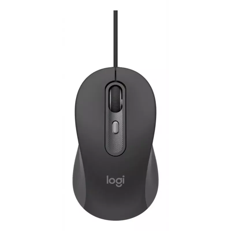 Juhtmega täissuuruses klaviatuur ja hiir Logitech 920-013349 — USB, QWERTY US International, grafiit, 1,8 m kaabel