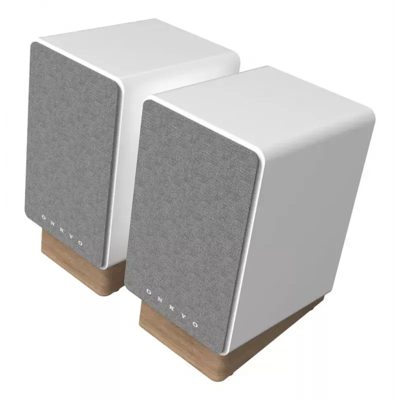 Onkyo 2-tee kõlar GX-30ARC — 2.0 kanalit, juhtmega ja juhtmevaba, 50 W RMS, 55–20000 Hz, hall/valge