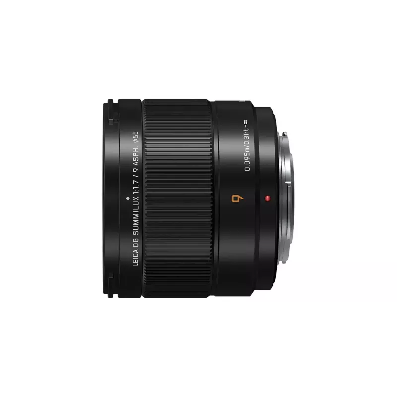 Ülilai objektiiv Panasonic H-X09 12 elementi 0,25x must