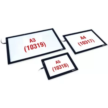 Single picture frame Reflecta LED Light Pad A4 Super õhuke Must 31x21 cm