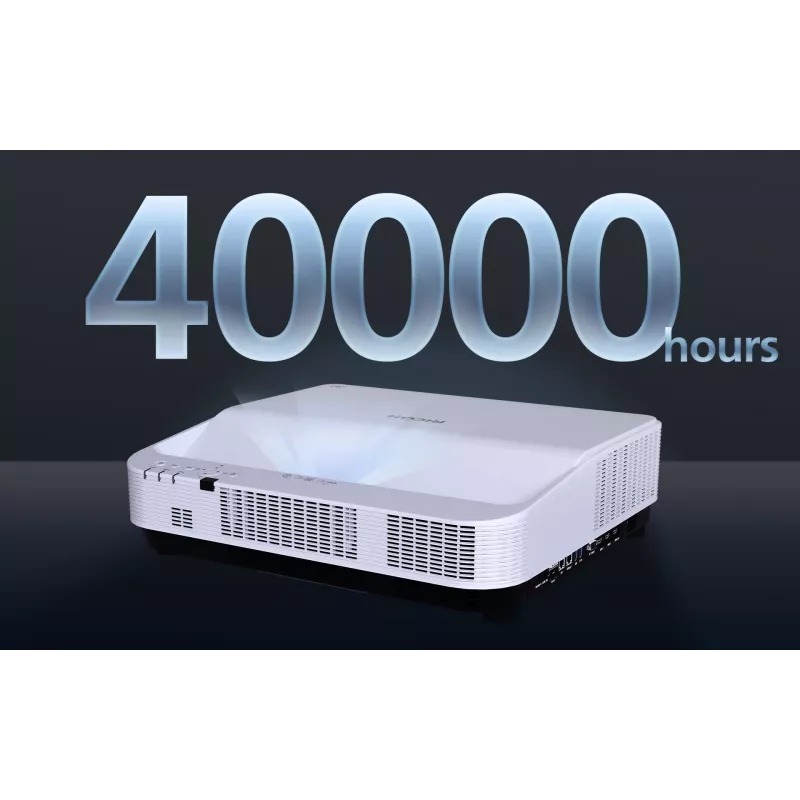 Ricoh PJ UHL3660 ülilühikese heitega projektor 6500 ANSI luumenit DLP UHD 4K (3840x2160) Valge