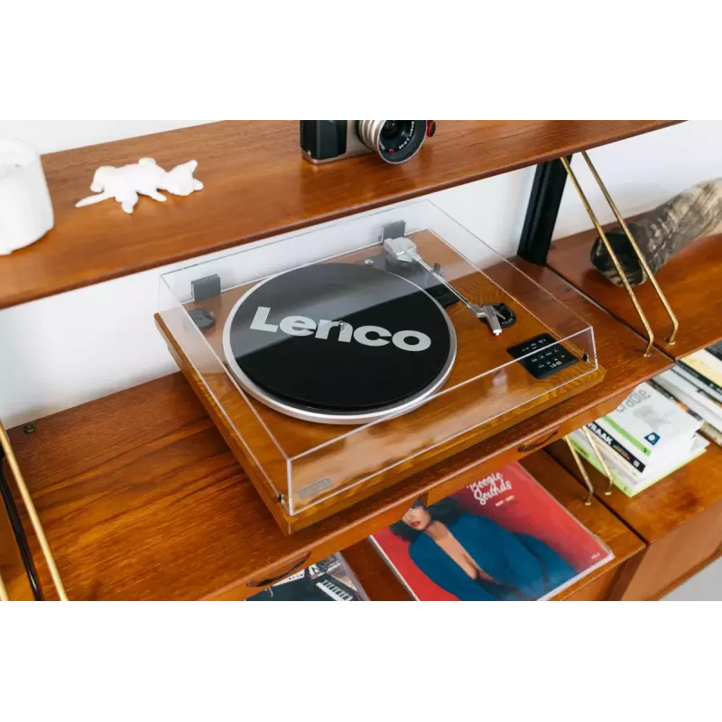 Rihmveoga audiopöördlaud Lenco LS-55WA Puidust Poolautomaatne USB Bluetooth