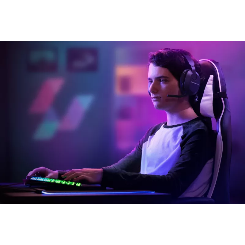 Turtle Beach Stealth 500 must juhtmevaba mängupeakomplekt arvutile kuni 40-tunnise aku ja Bluetoothiga, ühildub arvuti, PS5, PS4 ja mobiilseadmetega
