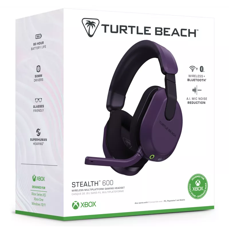 Peakomplekt Turtle Beach Stealth 600 XB lilla TBS-2102-45
