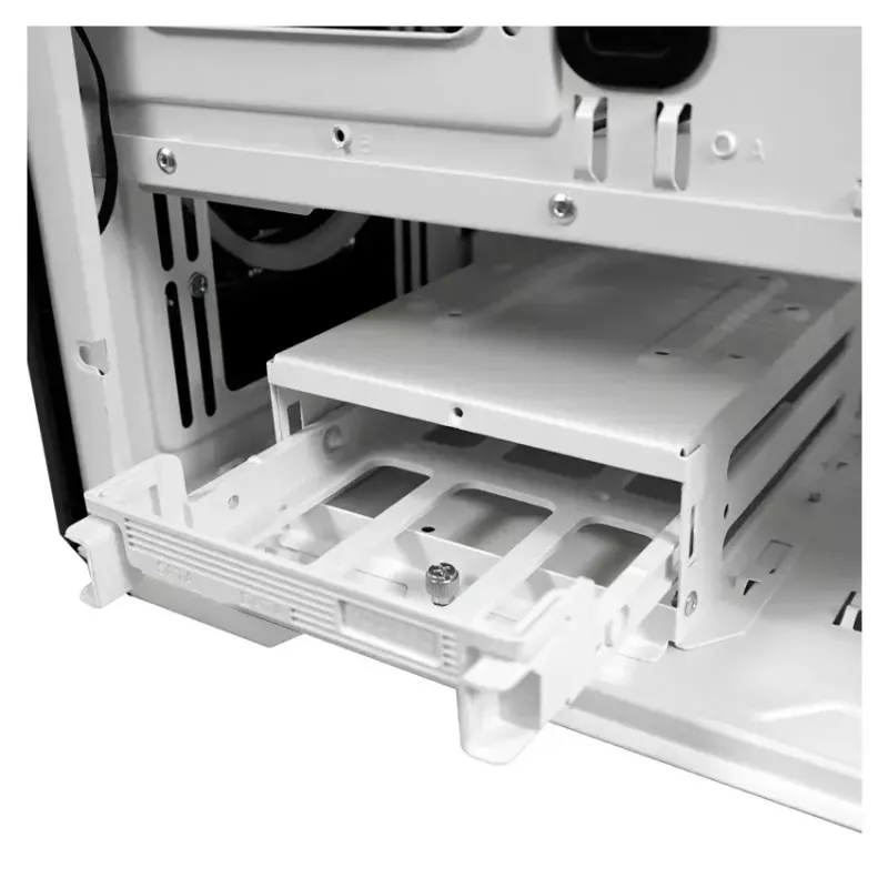 PC Case LC-Power Holo-1_X Midi Tower Valge