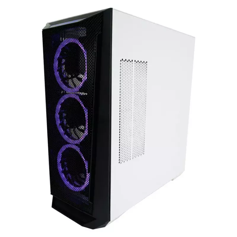 PC Case LC-Power Holo-1_X Midi Tower Valge