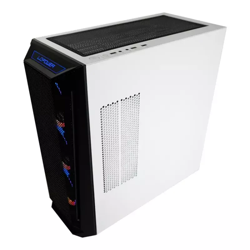 PC Case LC-Power Holo-1_X Midi Tower Valge