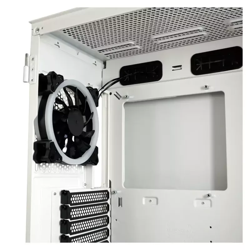 PC Case LC-Power Holo-1_X Midi Tower Valge