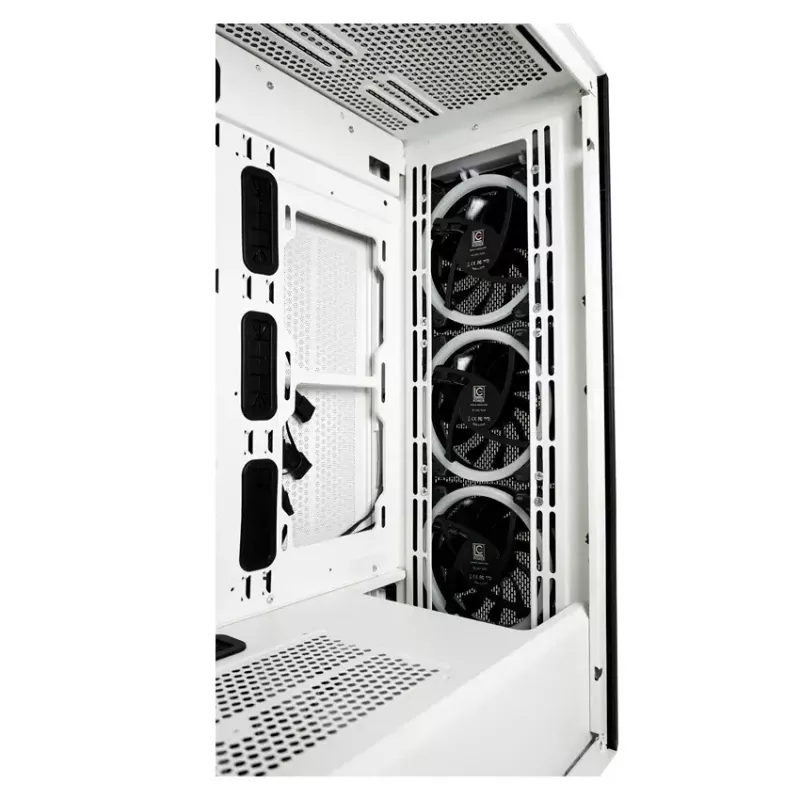 PC Case LC-Power Holo-1_X Midi Tower Valge