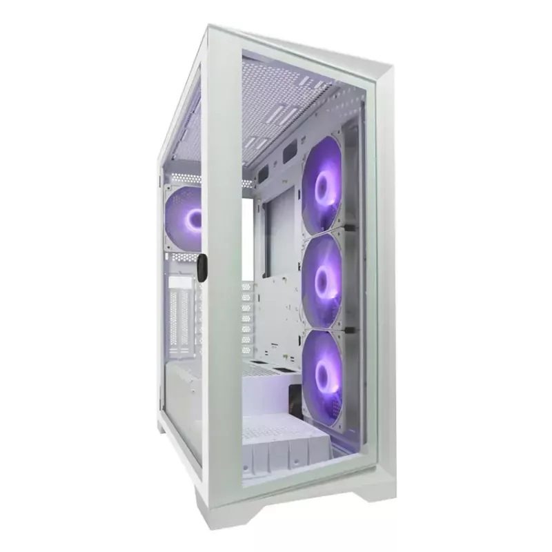 PC-korpus LC-Power LC-7041B-ON Midi torn valge