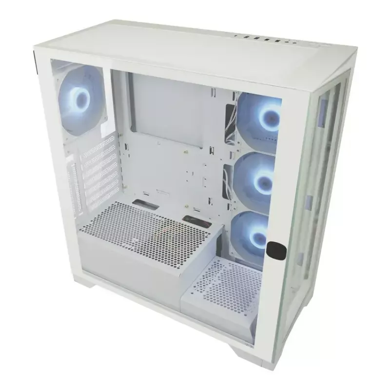 PC-korpus LC-Power LC-7041B-ON Midi torn valge
