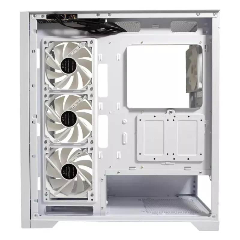 PC-korpus LC-Power LC-7041B-ON Midi torn valge