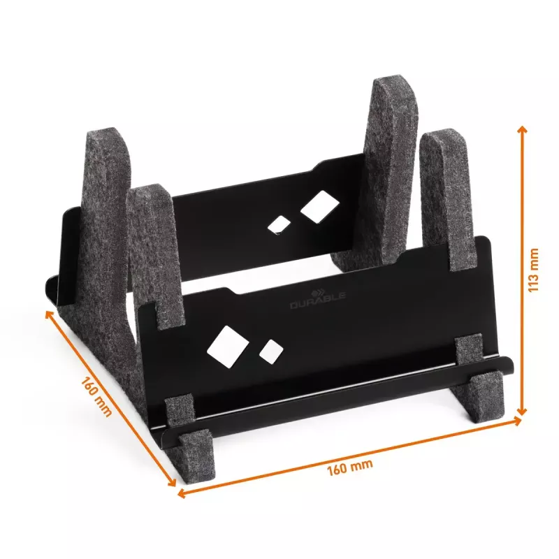 Sülearvuti alus Durable Effect 43,2 cm Antratsiit Metall Plastik