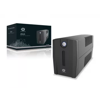 Conceptronic ZEUS 650VA 360W UPS, Schuko pistikupesa, Line-Interactive, 0,65 kVA, 360 W, 220 V, 240 V, 220 V