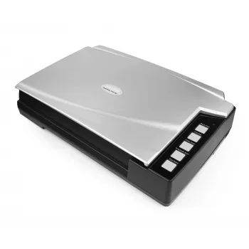 Plustek OpticBook A300 Plus lamekloppskanner 600 x 600 DPI A3 must, hõbedane