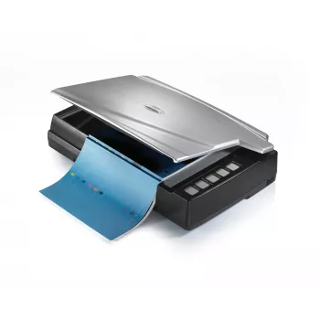 Plustek OpticBook A300 Plus lamekloppskanner 600 x 600 DPI A3 must, hõbedane
