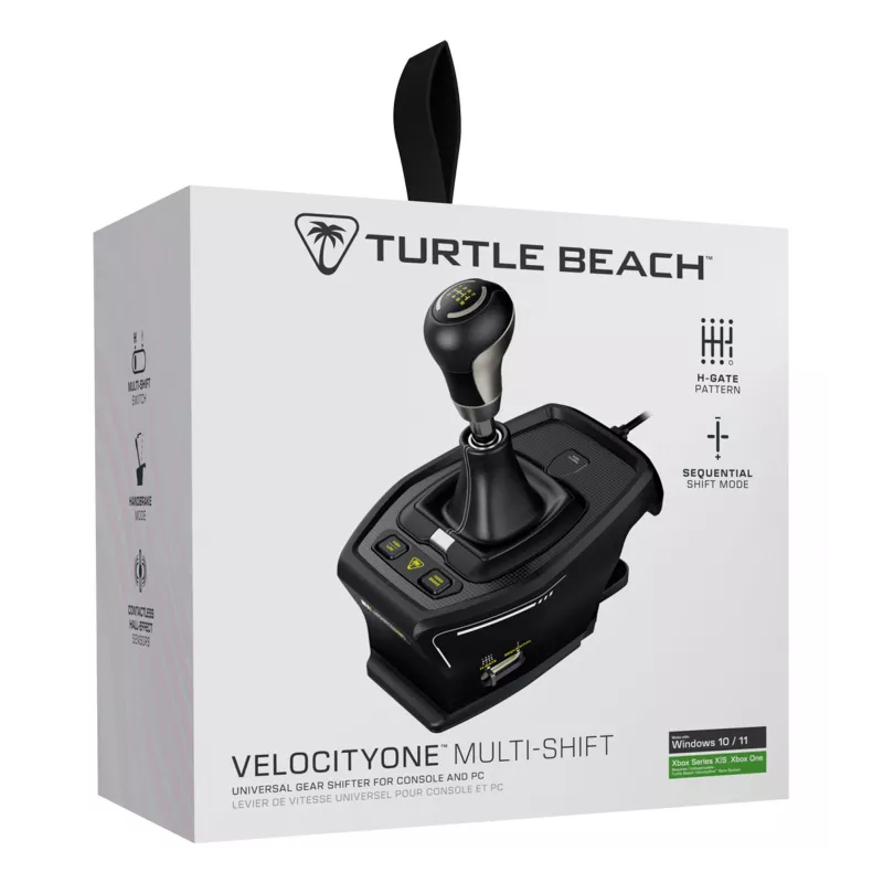 Turtle Beach VelocityOne Multi-Shift käiguvaheti TBS-0001-05 — ühildub lennu- ja võidusõidujuhtimisseadmetega