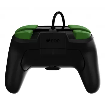 Mängupult PDP REMATCH juhtmega kontroller 1-Up hõõguv pimeduses Nintendo Switchile, USB, 3 m kaabel, D-pad, Kodu nupp, must/roheline