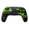 Mängupult PDP REMATCH juhtmega kontroller 1-Up hõõguv pimeduses Nintendo Switchile, USB, 3 m kaabel, D-pad, Kodu nupp, must/roheline