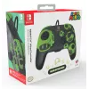Mängupult PDP REMATCH juhtmega kontroller 1-Up hõõguv pimeduses Nintendo Switchile, USB, 3 m kaabel, D-pad, Kodu nupp, must/roheline