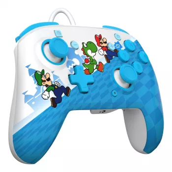 Gamepad PDP Mario Escape REMATCH Nintendo Switchile — juhtmega USB, D-pad, Kodu nupp, mitmevärviline