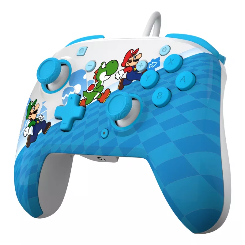 Gamepad PDP Mario Escape REMATCH Nintendo Switchile — juhtmega USB, D-pad, Kodu nupp, mitmevärviline