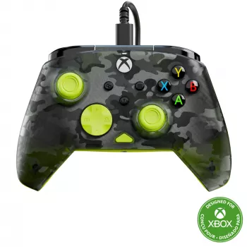 Gamepad Turtle Beach Rematch Core must hall tumehall kollane USB-juhtmega