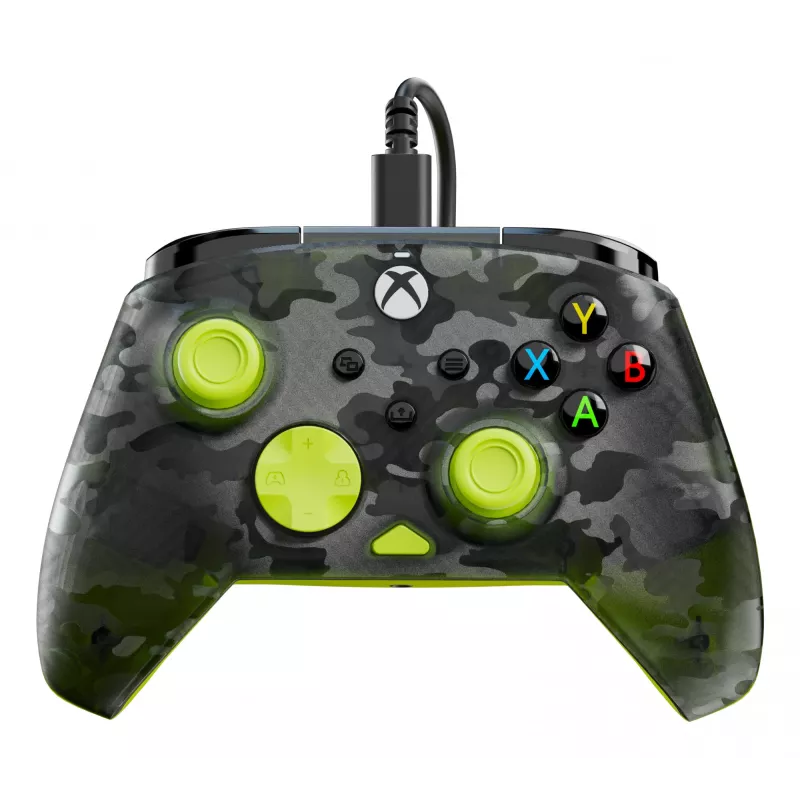 Gamepad Turtle Beach Rematch Core must hall tumehall kollane USB-juhtmega