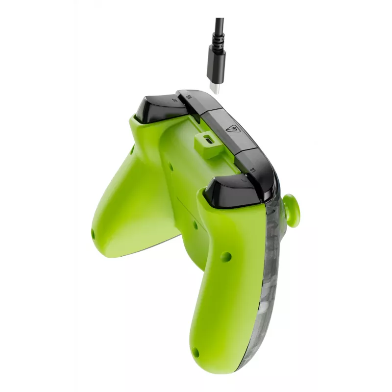 Gamepad Turtle Beach Rematch Core must hall tumehall kollane USB-juhtmega