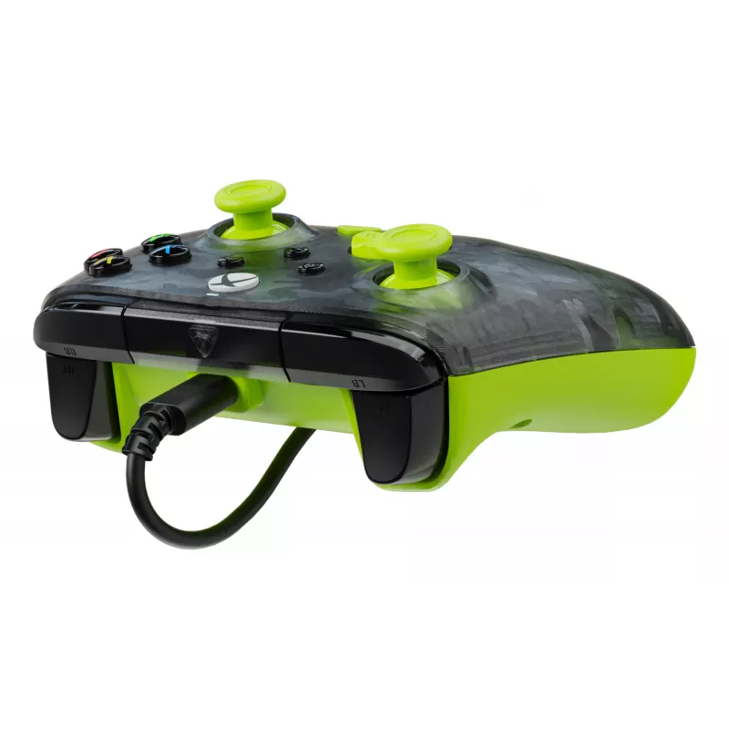 Gamepad Turtle Beach Rematch Core must hall tumehall kollane USB-juhtmega